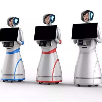 澳博服务机器人闪耀迪拜人工智能展，引领人工智能双创服务新浪潮